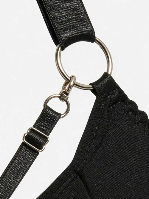 Sujetador Arnés de Tirantes con O-Ring Obsidian