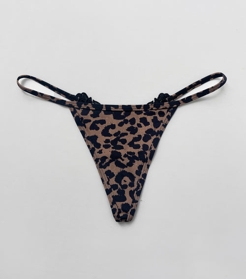 Stella | Tanga de modal con encaje en contraste